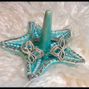 Adjustable Brushed Silver Boho Style Bracelet